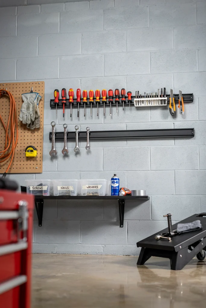Use Magnetic Strips for Small Metal Tools