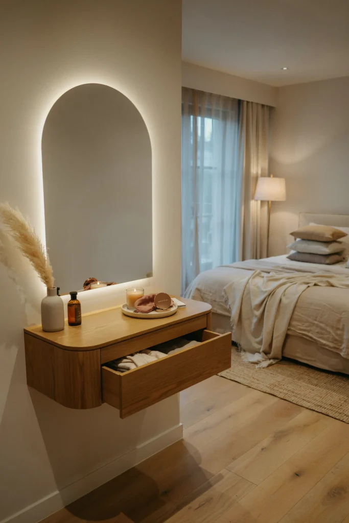 Vanity with Soft Integrated Lighting