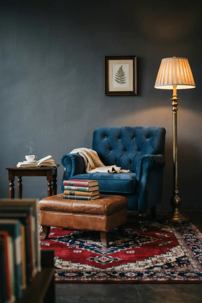 The Velvet Armchair Setup