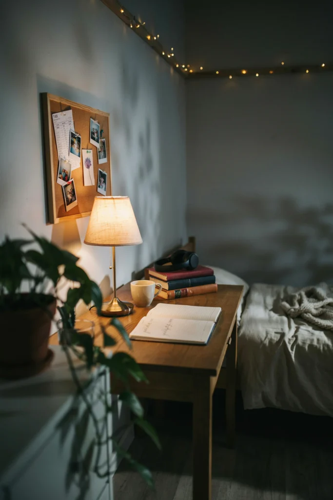 Use Warm Lighting Instead of Overhead Lights