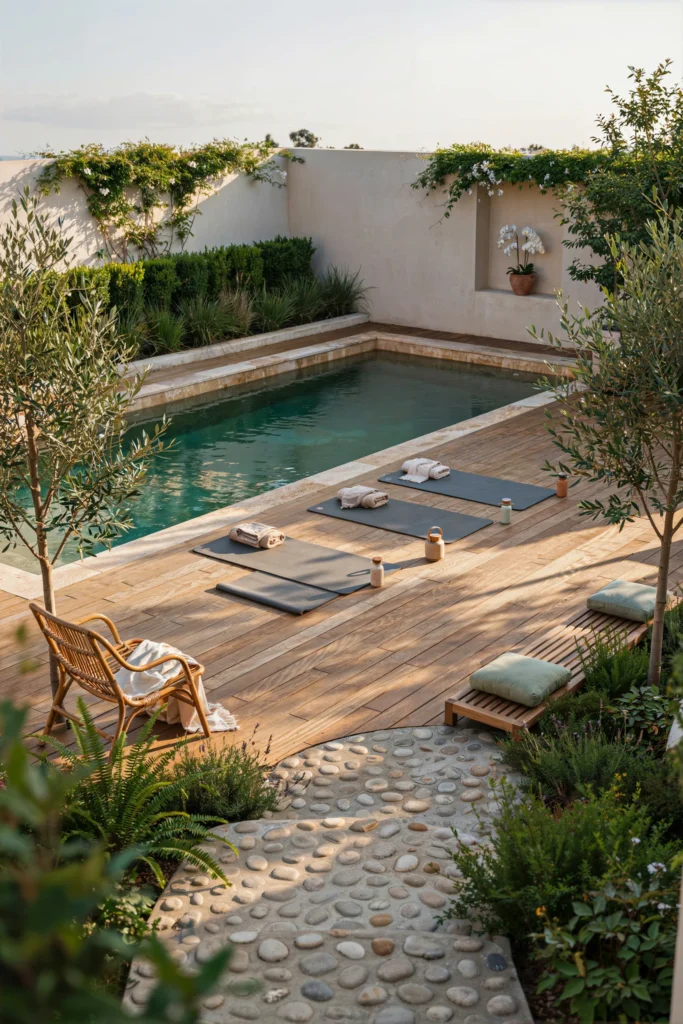 Yoga or Fitness Zone on the Deck