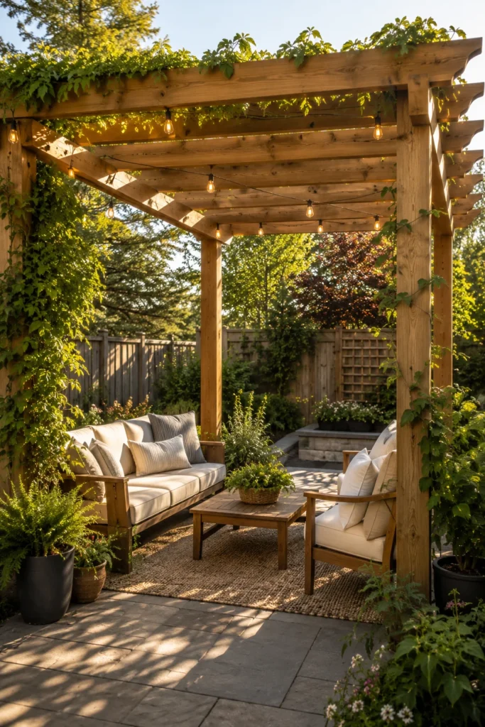 Add a Pergola Using Affordable Materials