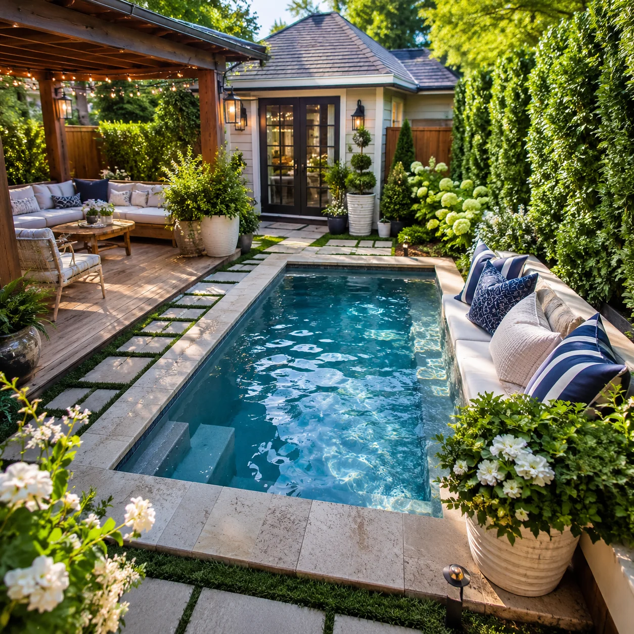 19 Backyard Spool Pool Ideas for a Small Yet Stunning Outdoor Space