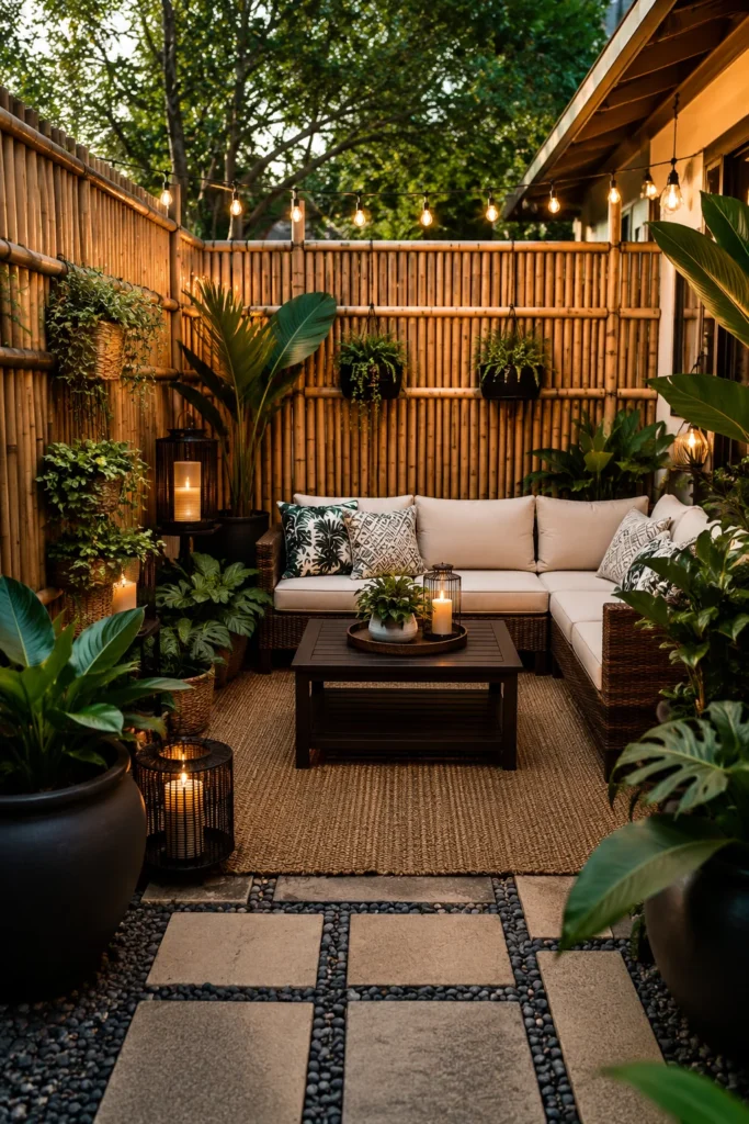 Create Privacy with Bamboo or Reed Fencing