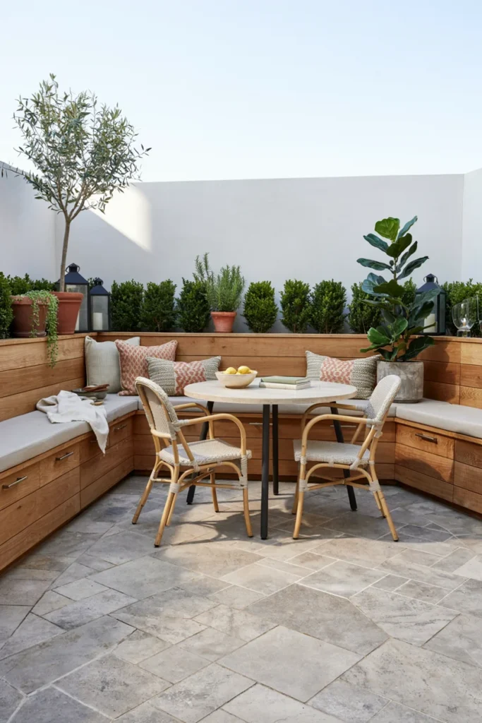Use Built-In Bench Seating