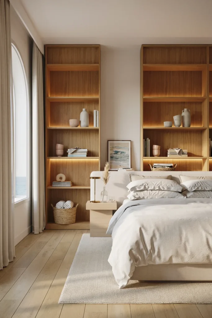 Add Built-In Shelving With Integrated Lighting