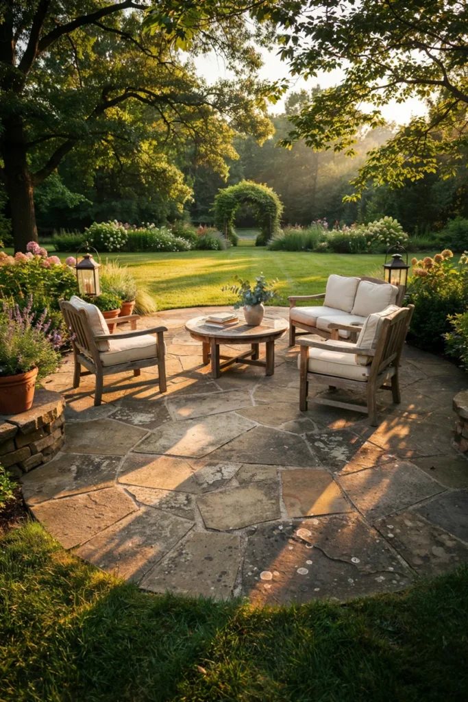 Classic Natural Flagstone Patio