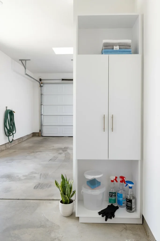Add a Compact Cleaning Supply Cabinet