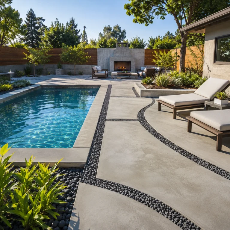 19 Concrete Pool Deck Ideas That Look Expensive on a Budget