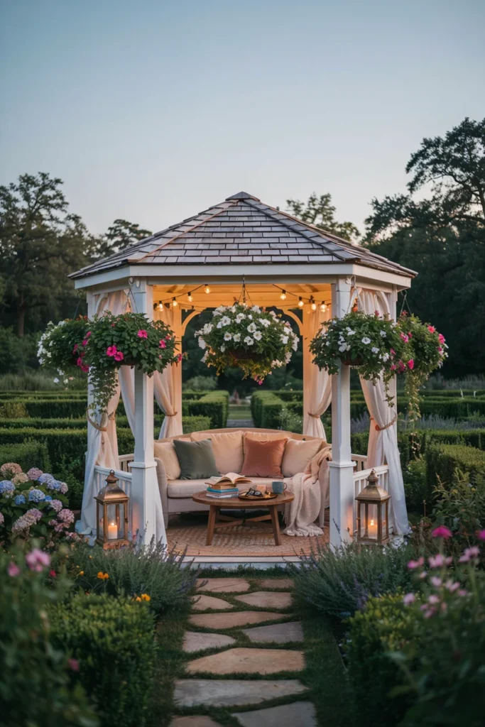 Cozy Gazebo Reading Escape