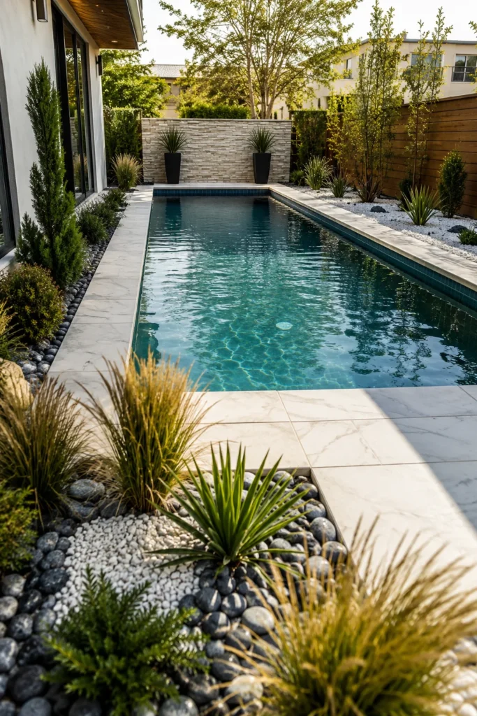 Surround the Pool With Decorative Rock