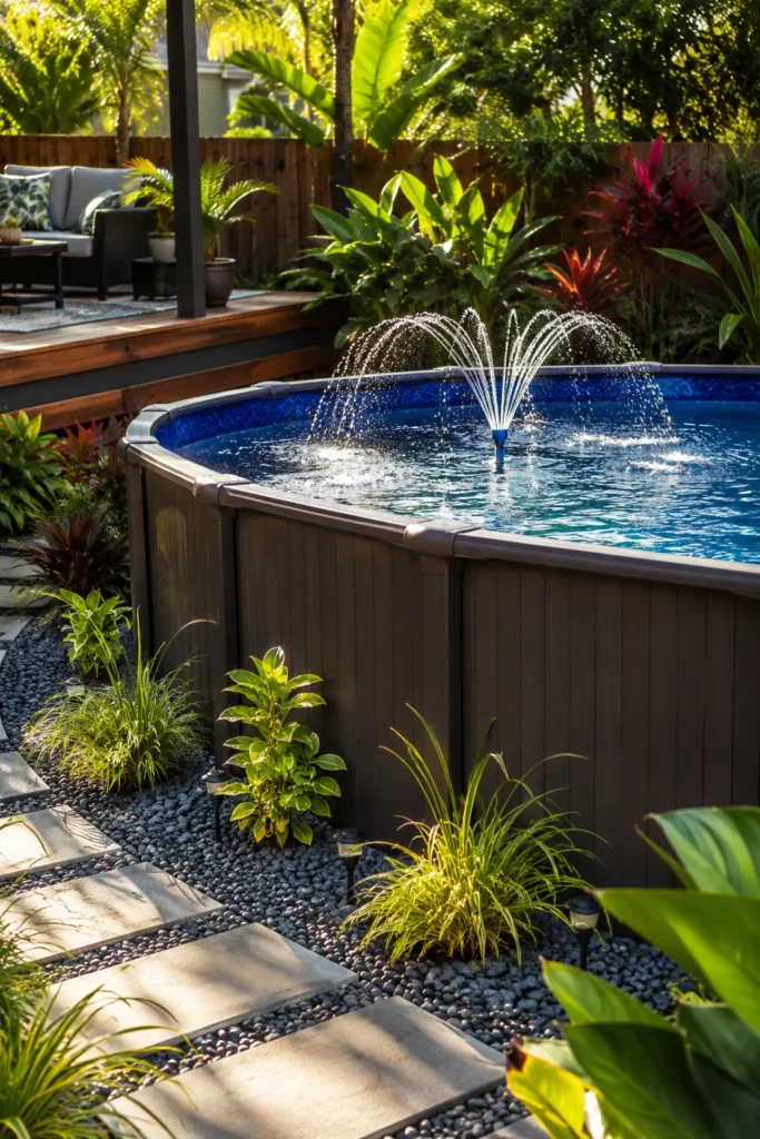 DIY Water Feature Using a Fountain Kit