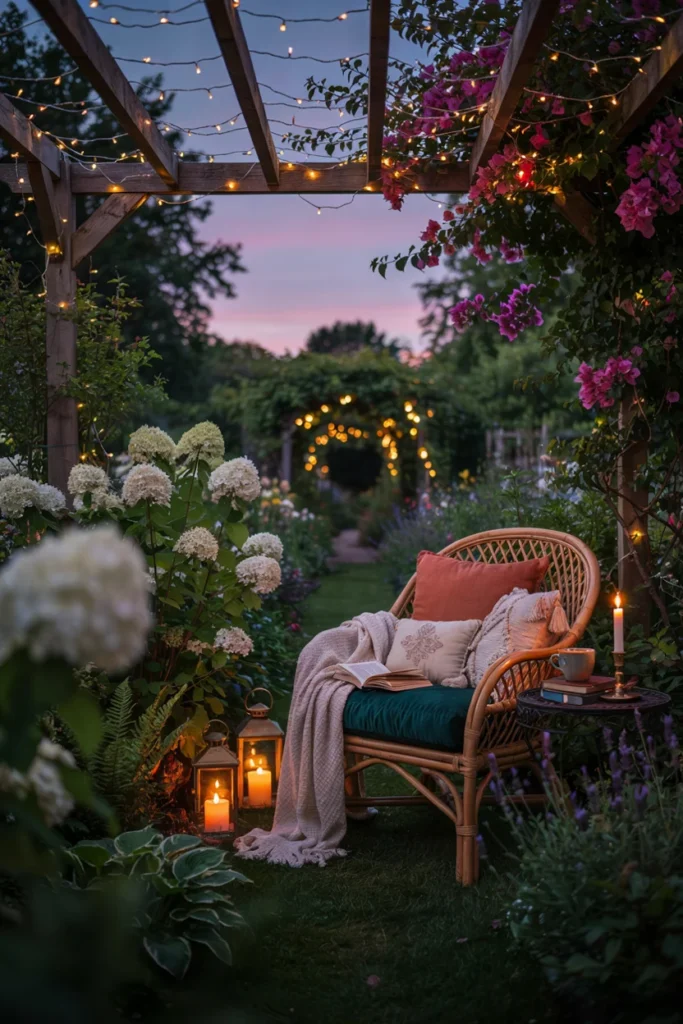 Fairy-Lit Reading Nook for Evening Escapes