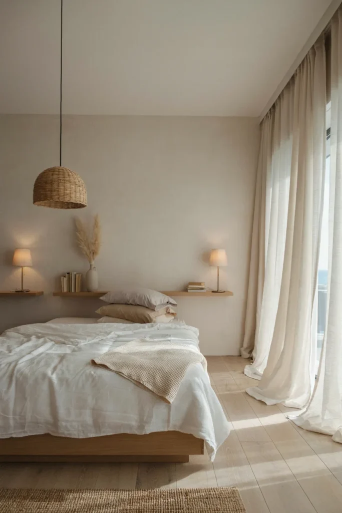 Install Floating Bedside Shelves