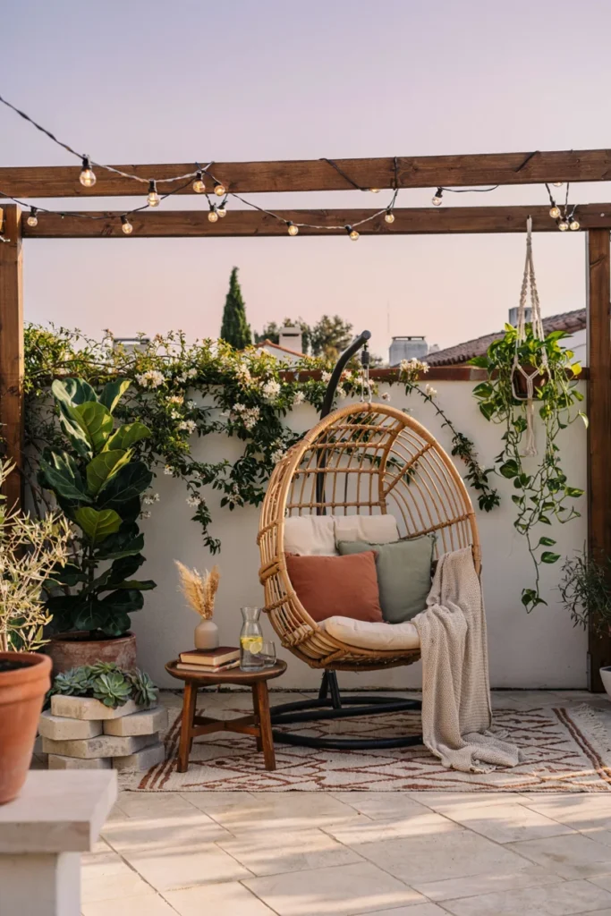 Add a Hammock Chair or Hanging Egg Chair