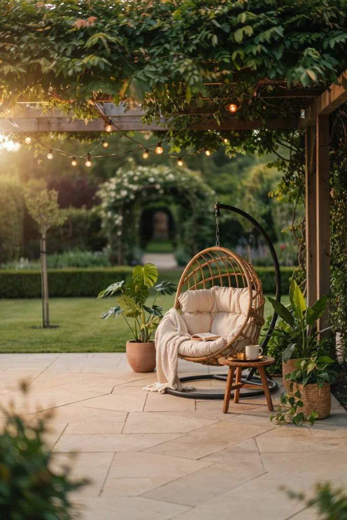 Hanging Egg Chair Reading Space