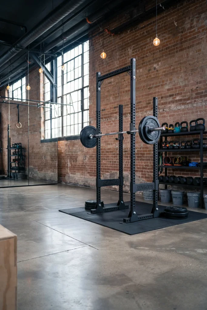Industrial-Chic Concrete Floor Studio