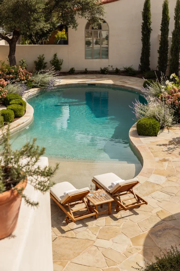 Kidney-Shaped Pool
