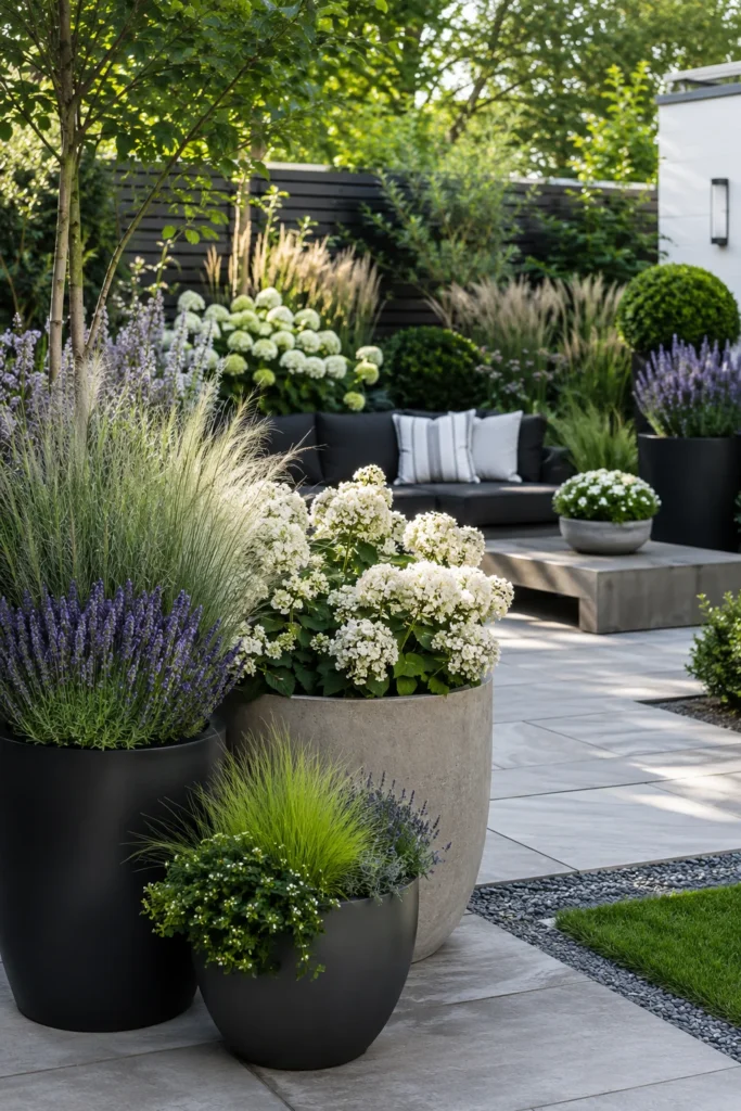 Decorate with Large Planters