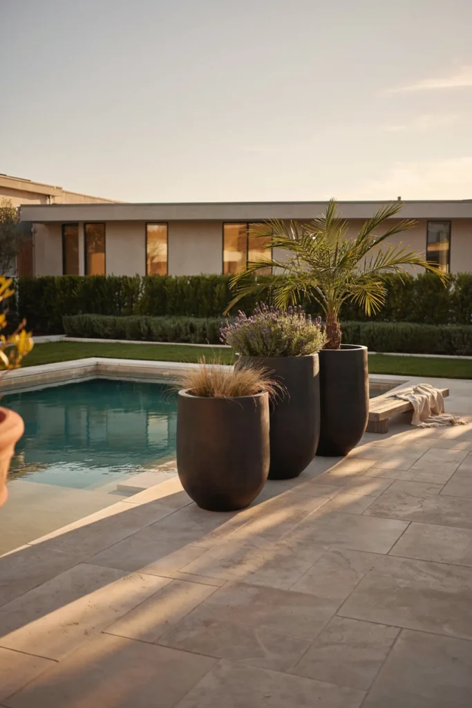 Use Large Planters for Instant Style