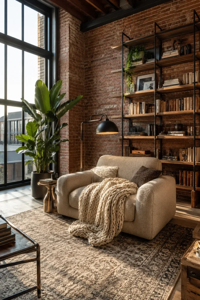 Loft Apartment Reading Corner