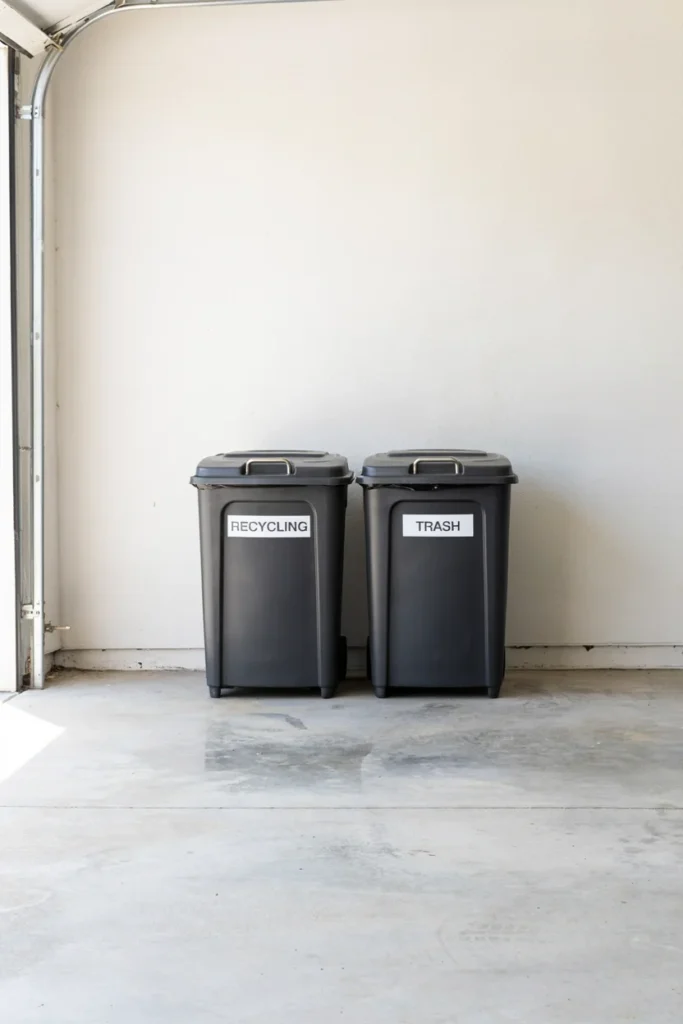 Keep Recycling and Trash in Matching Containers