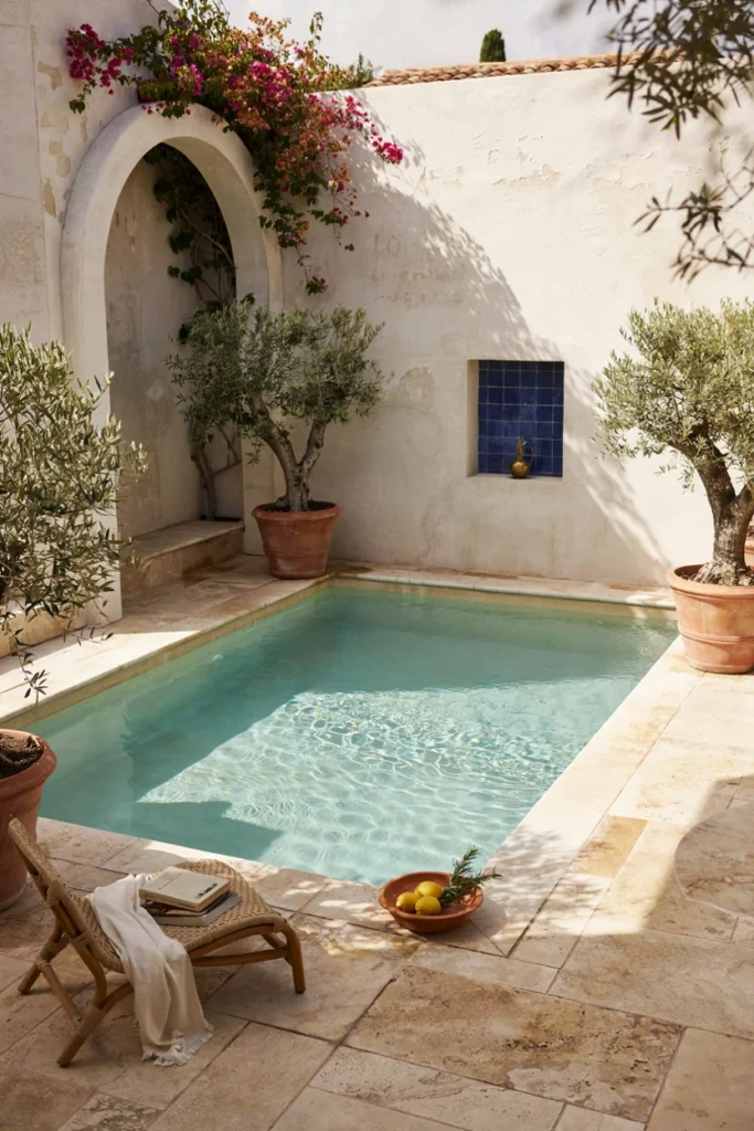 Mediterranean-Inspired Pool