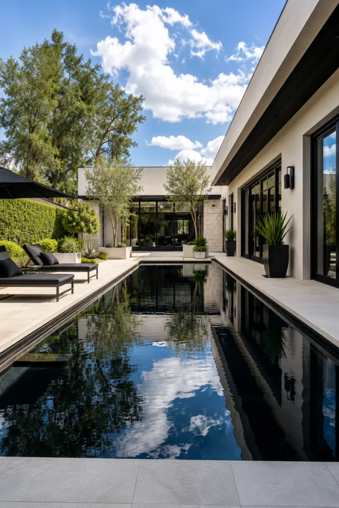 Minimalist Black Mini Pool