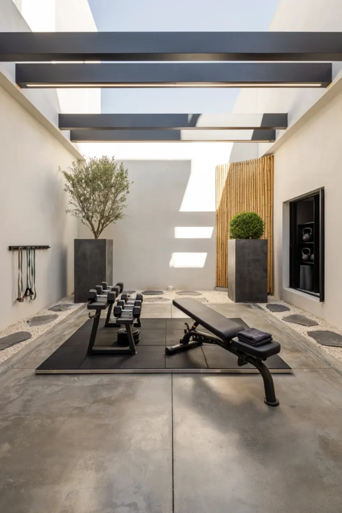 Modern Minimalist Outdoor Gym