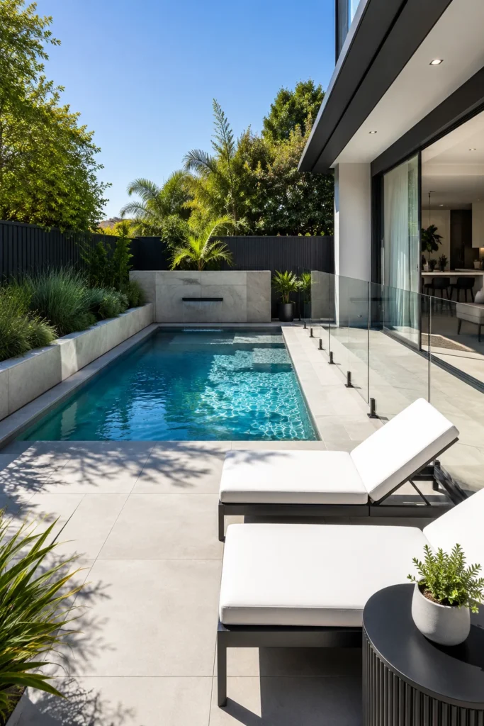 Modern Rectangular Mini Pool