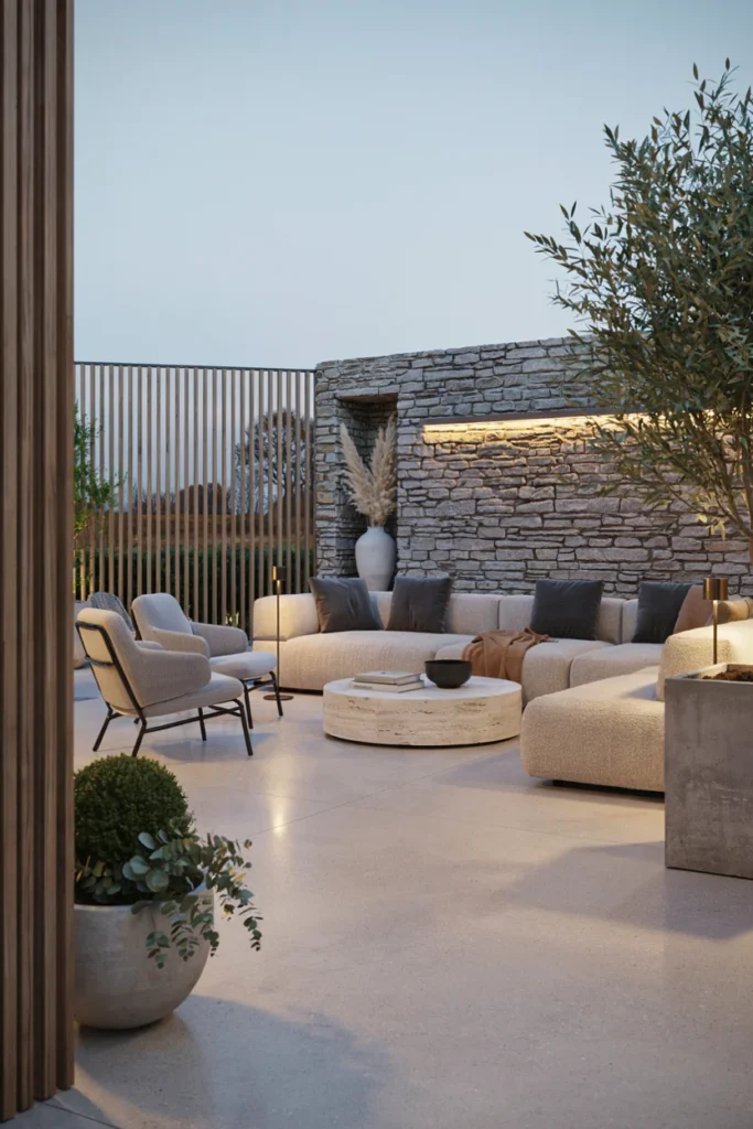 Monochrome Palette with Textural Contrast
