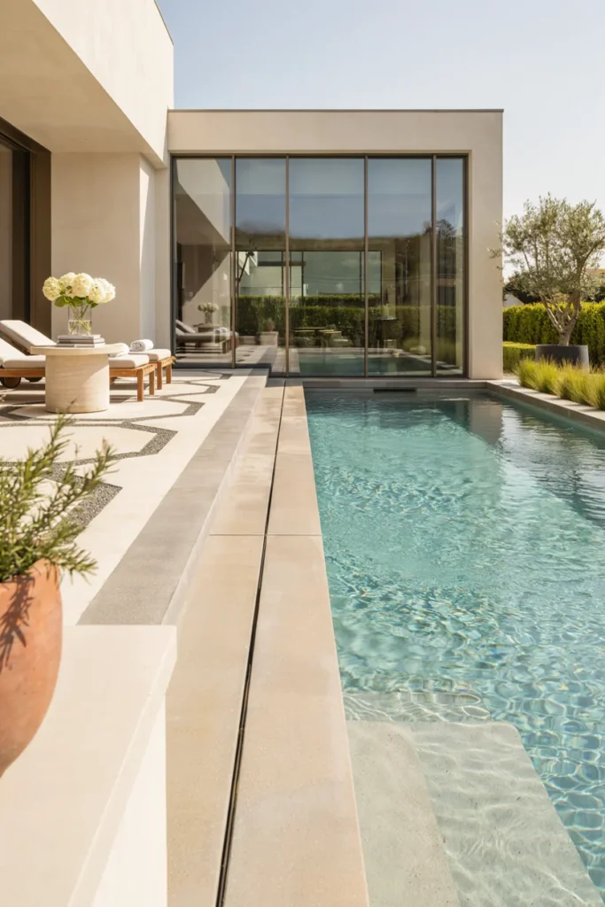 Multi-Tone Concrete Pattern for Added Depth