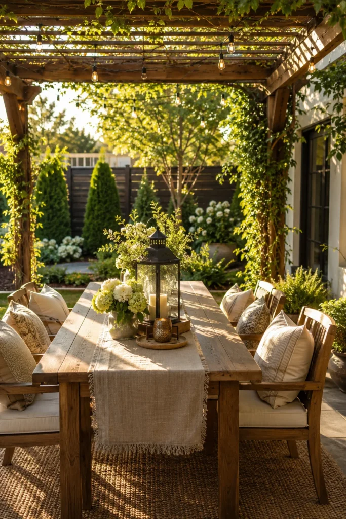 Style a Simple Dining Corner for Outdoor Meals