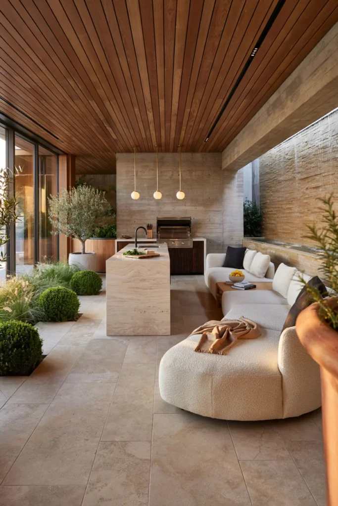 Outdoor Kitchen + Lounge Hybrid