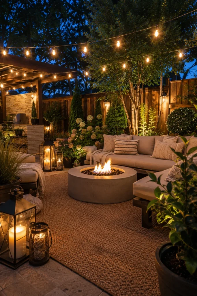 Install String Lights for Instant Ambiance