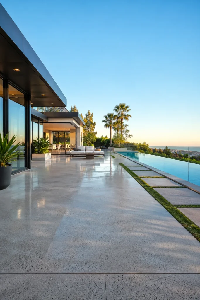 Polished Concrete for a Sleek Contemporary Style