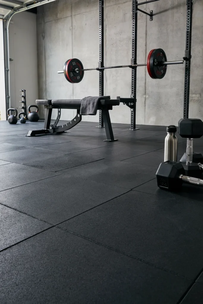 Use Rubber Interlocking Gym Flooring