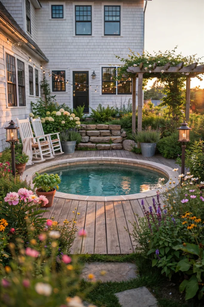 Rustic Farmhouse Spool Pool