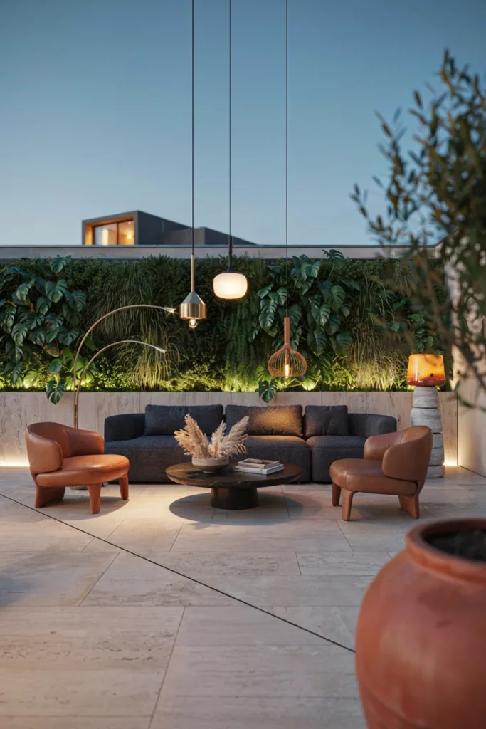 Sculptural Lighting as Centerpiece
