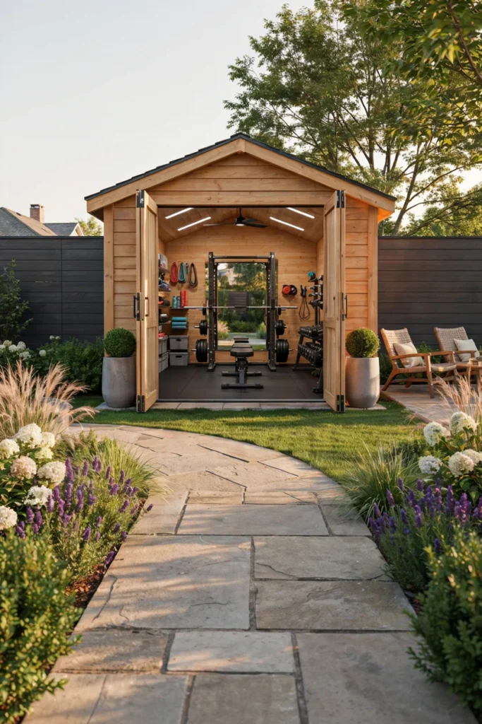 Shed Conversion Gym