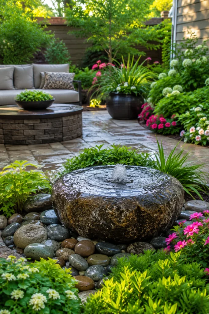 Small Water Feature Patio