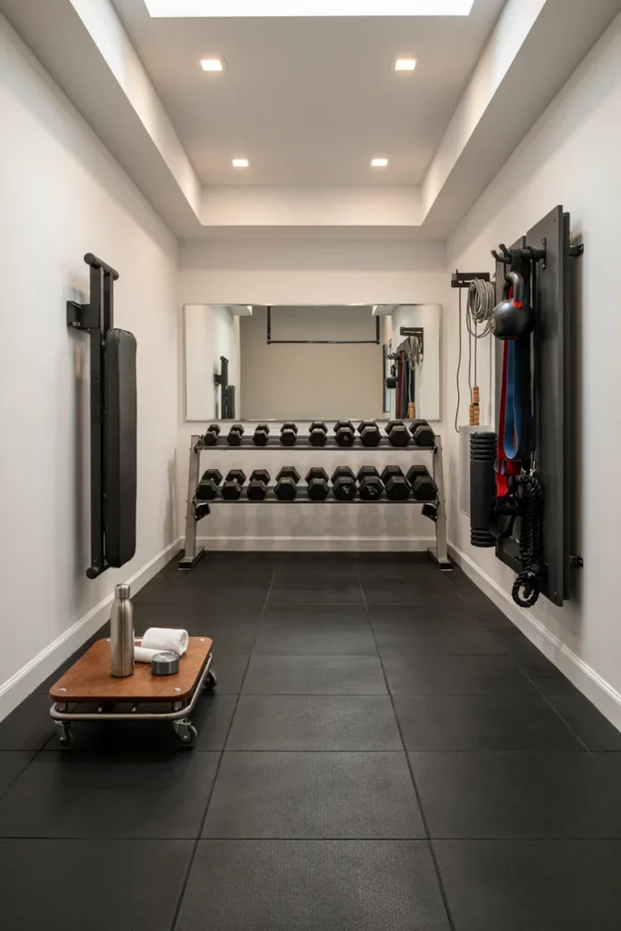 Small Space Boutique Studio Layout for Compact Garages