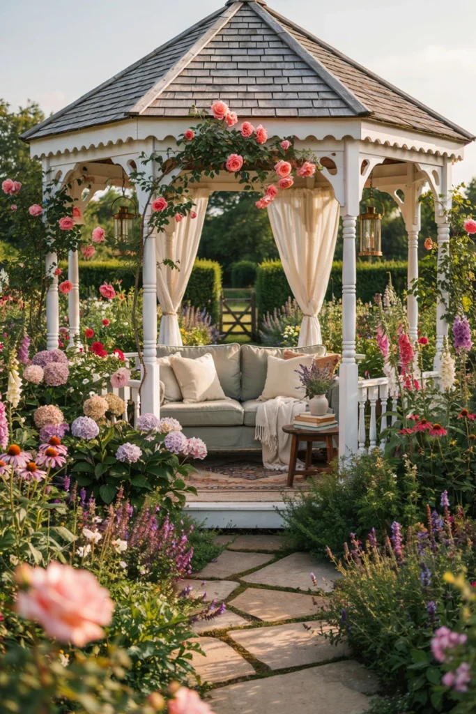 Small Gazebo Reading Corner
