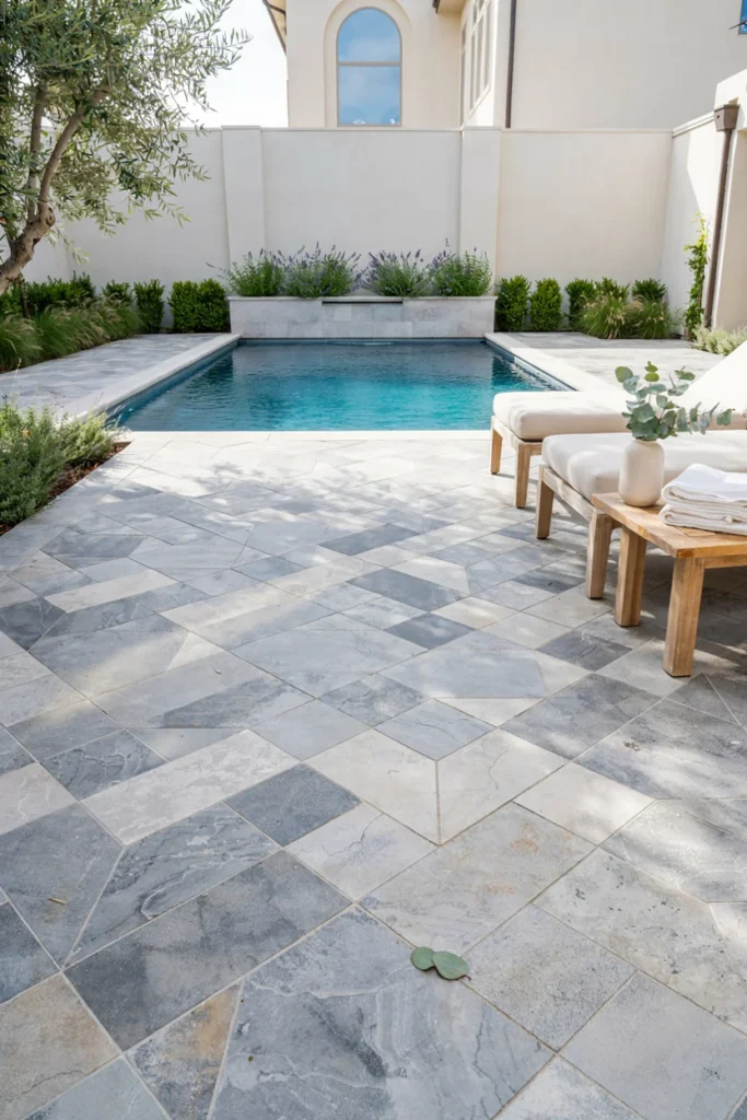 Stamped Concrete That Mimics Natural Stone