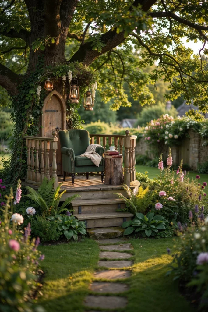 Treehouse-Inspired Reading Hideaway