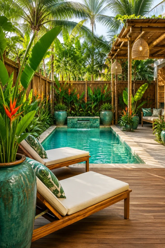 Tropical Backyard Spool Oasis