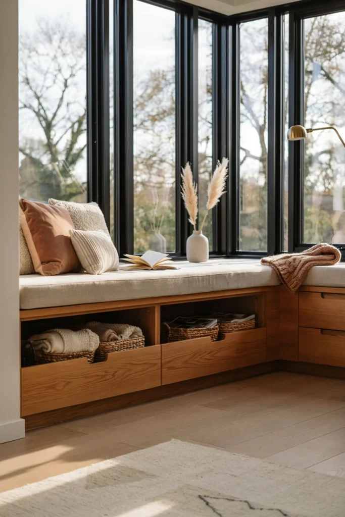 Window Seat With Deep Storage