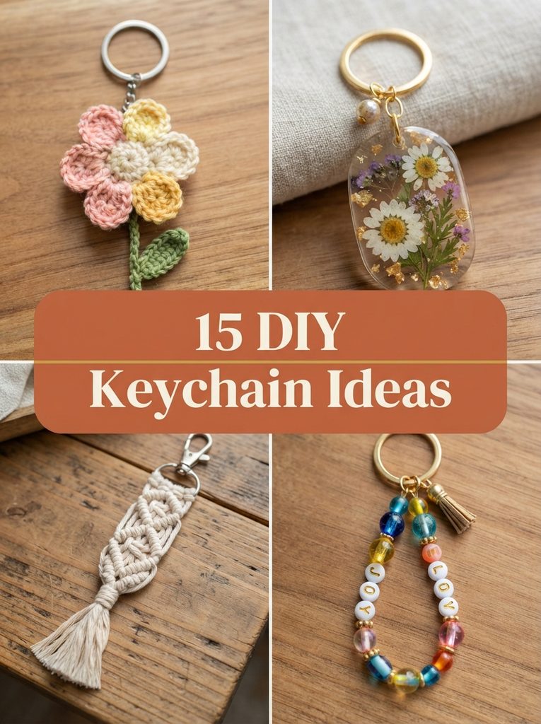15 DIY Keychain Ideas That Are Fun Cheap and Easy to Make