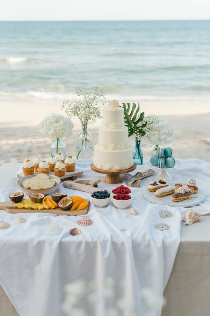 Beach-Themed Dessert Table