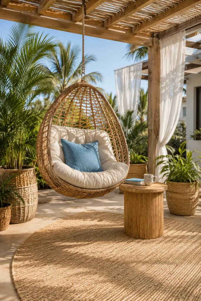 Add a Hammock or Hanging Chair